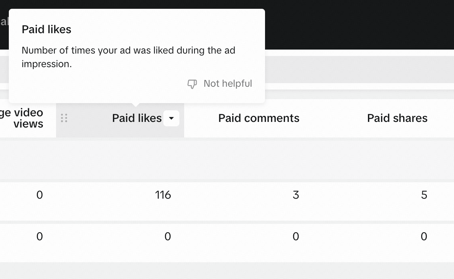 ngagement&nbsp;metrics within TikTok Ads Manager
