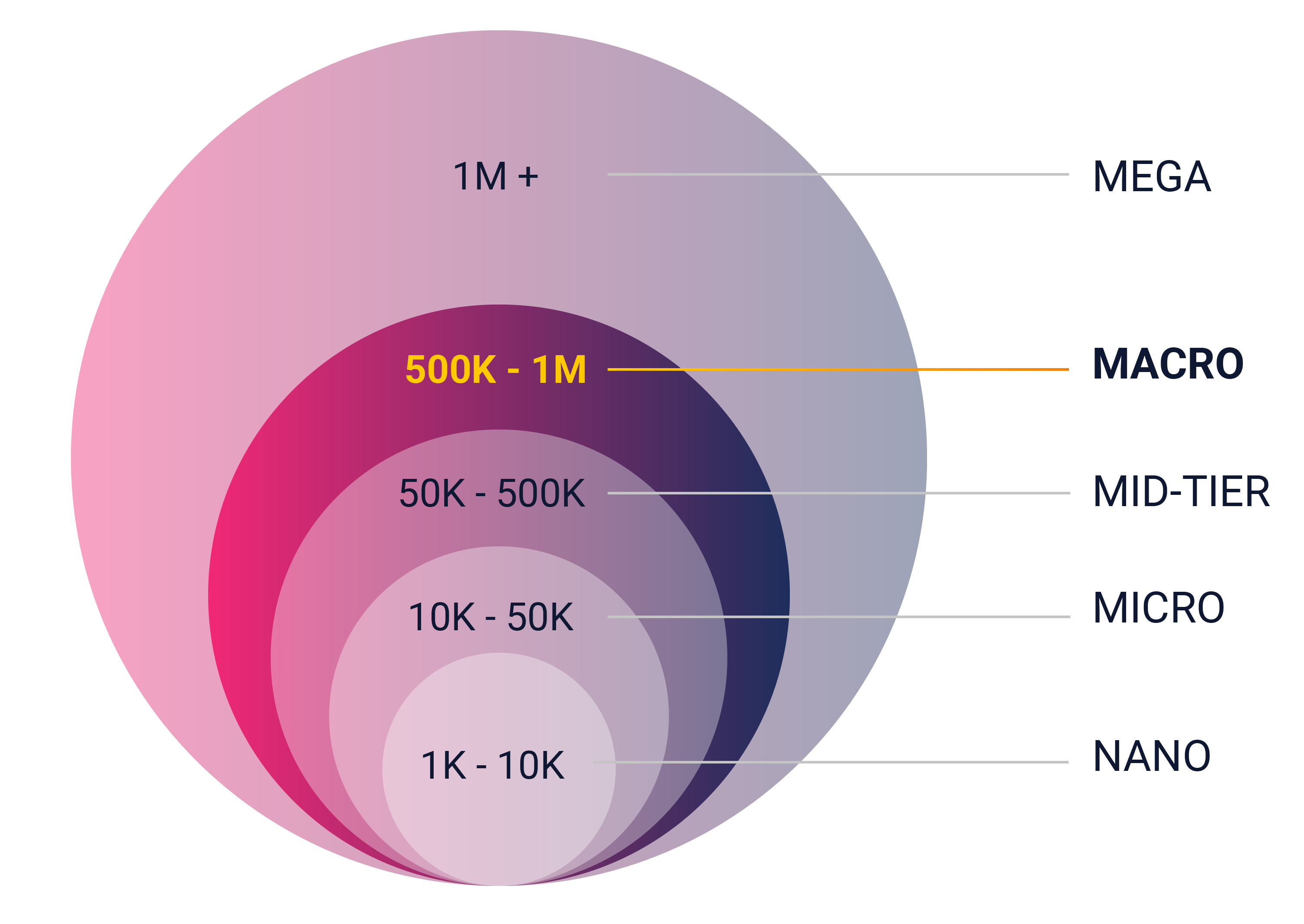 macro influencers chart
